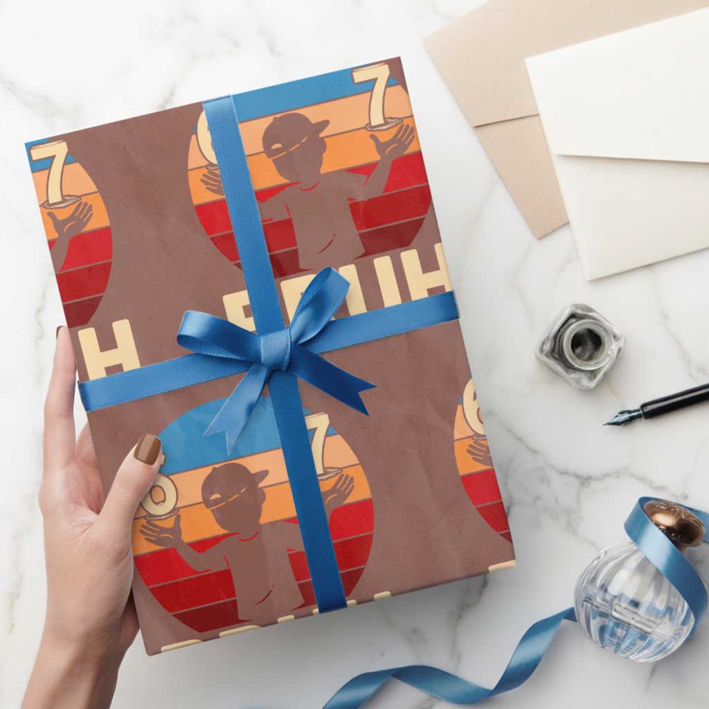 Bruh 67 Meme Wrapping Paper Roll Funny Six Seven Meme 6 7 Numbers Kid Gen Alpha - Wonder Print Shop