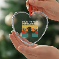 Bruh 67 New Years Eve Party Heart Crystal Glass Ornament Six Seven Boys 67 Meme 6 7 Numbers - Wonder Print Shop