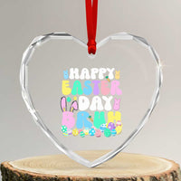 Bruh Easter Heart Crystal Glass Ornament Teens Boys Kids Cute Bunny Eggs - Wonder Print Shop