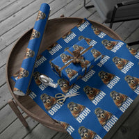 Bruh Groundhog Wrapping Paper Roll Funny Woodchuck Camo Hat Youth Teens Kids Slang - Wonder Print Shop