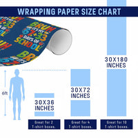 Bruh Its My 67 33 Days Of School Wrapping Paper Roll Funny Six Seven Meme Boys Kids 100th Day