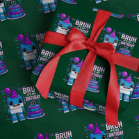 Bruh Its My Birthday Wrapping Paper Roll Italian Brainrot Meme Family Party Bday Los Tralaleritos - Wonder Print Shop