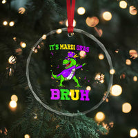 Bruh Mardi Gras Crystal Glass Ornament Dinosaur Meme New Orleans Party Custume Beads - Wonder Print Shop