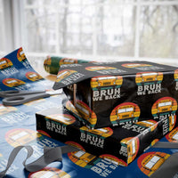 Bruh We Back Wrapping Paper Roll Funny School Bus Driver Life Back to School Teacher Kids