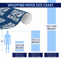 Bruh We Back Teacher Wrapping Paper Roll Funny Back To School Gen A Slang Sunglasses - Wonder Print Shop