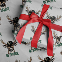 Bucked' 100 Days Of School Wrapping Paper Roll Deer Student Boy Girls 100th Day - Wonder Print Shop