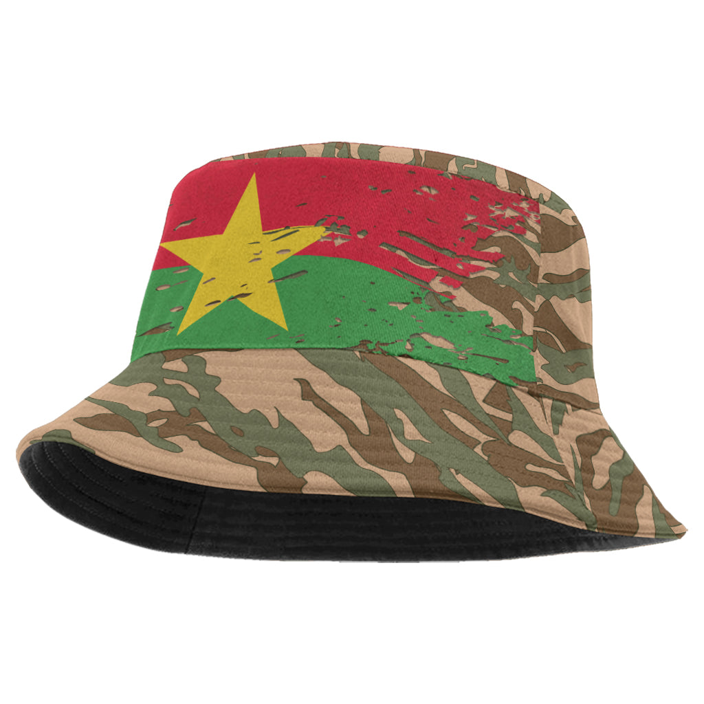 Burkina Faso Military Bucket Hat Bravo Caption Traore Viva Burkina Faso Nation LT15