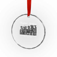 Buffalo Soldiers 1866 African American Cavalry Crystal Glass Ornament Black History Military Heritage Gift