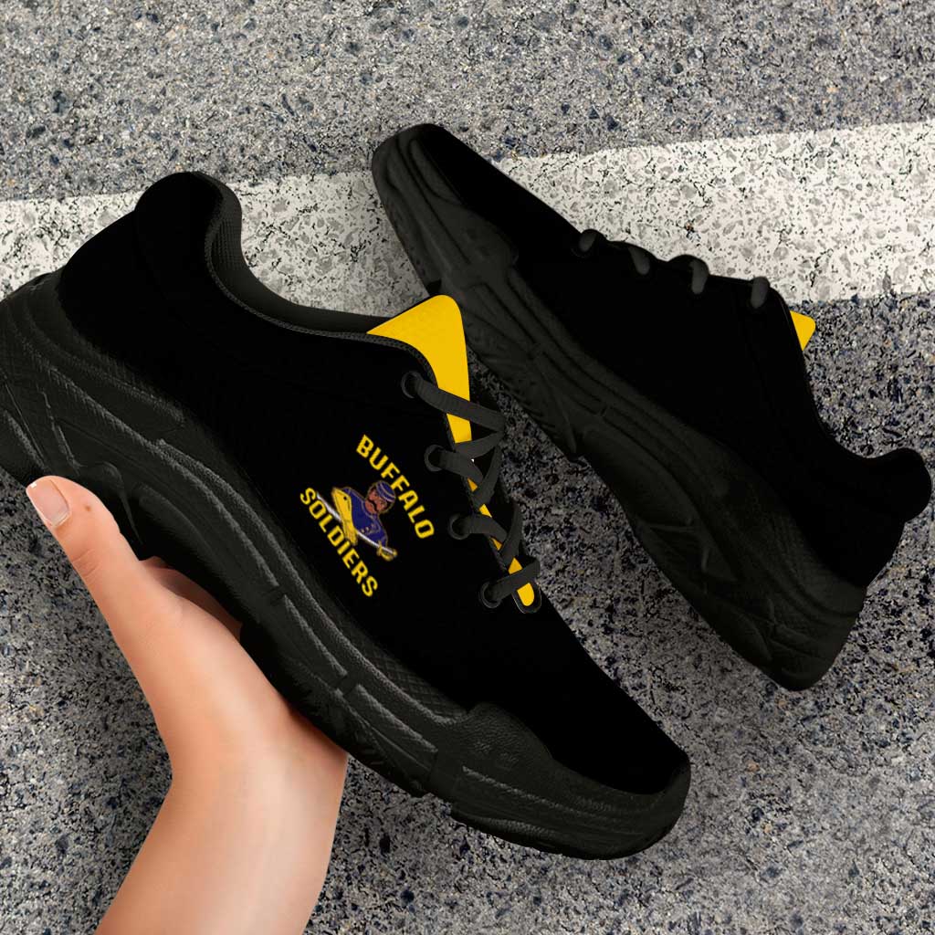 Buffalo Soldiers 9th and 10th Cavalry Chunky Sneakers American Heroes - Wonder Print Shop