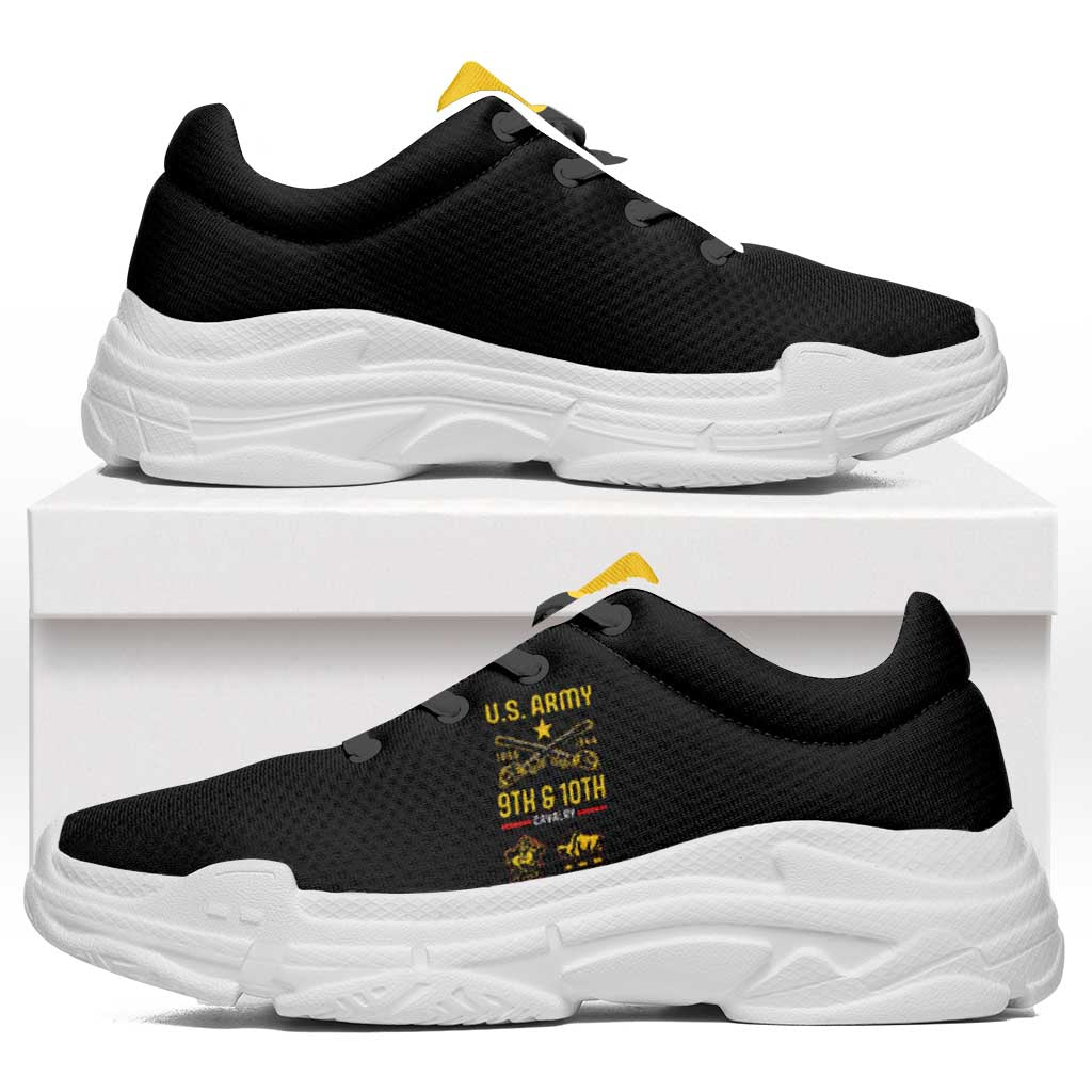 Buffalo Soldiers 9th and 10th Cavalry Chunky Sneakers American Heroes - Wonder Print Shop