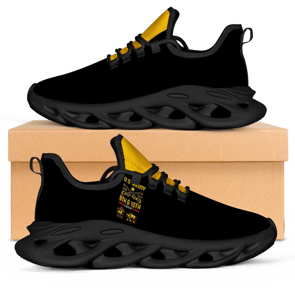 Buffalo Soldiers 9th and 10th Cavalry Clunky Sneakers American Heroes - Wonder Print Shop