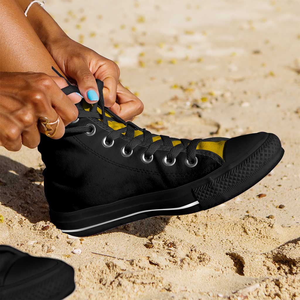 Buffalo Soldiers 9th and 10th Cavalry High Top Shoes American Heroes - Wonder Print Shop