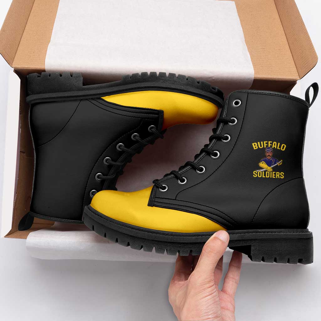 Buffalo Soldiers 9th and 10th Cavalry Leather Boots American Heroes - Wonder Print Shop