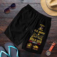 Buffalo Soldiers 9th and 10th Cavalry Shorts for Men American Heroes - Wonder Print Shop