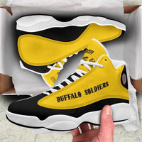 Buffalo Soldiers 9th and 10th Cavalry Sneakers J13 American Heroes - Wonder Print Shop