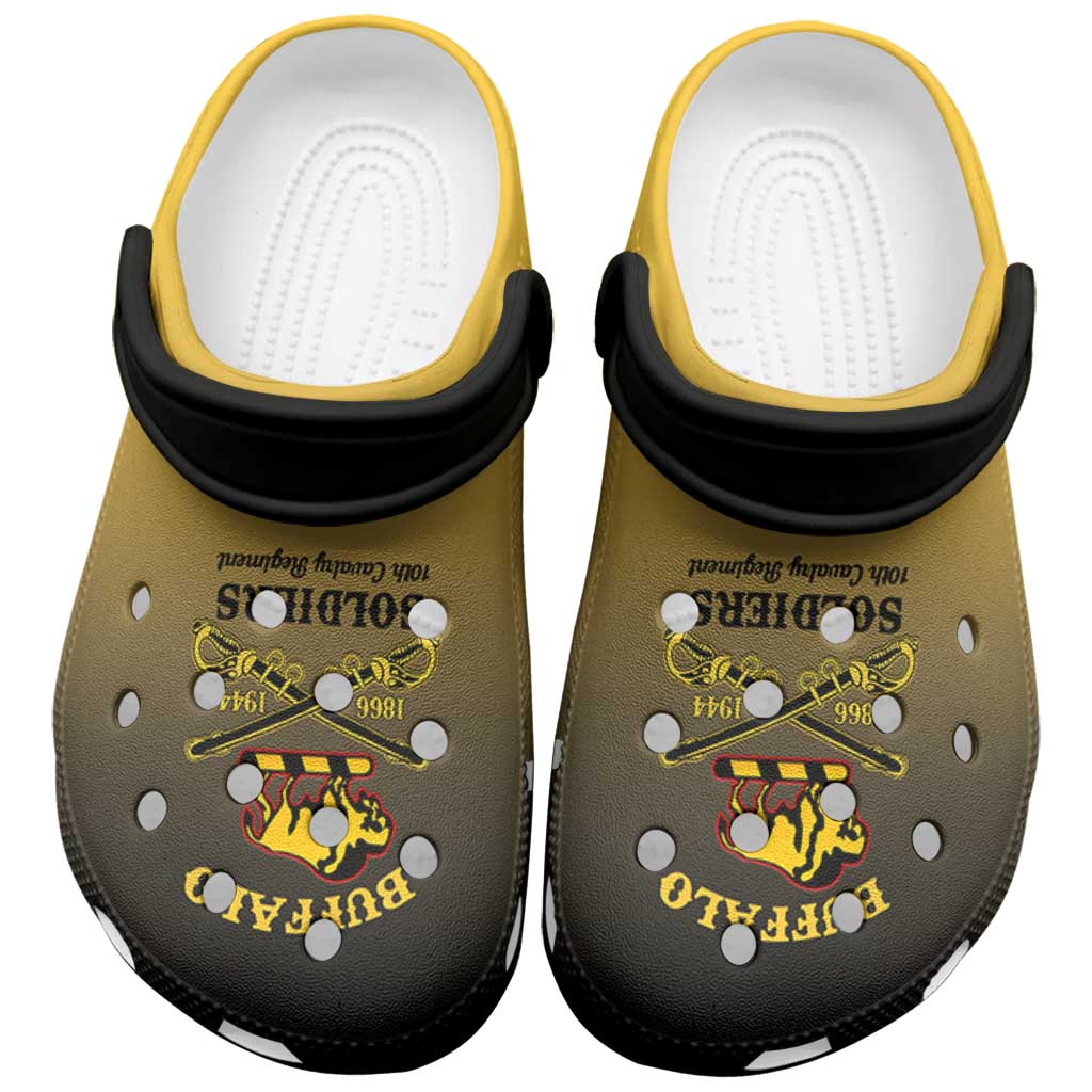 Buffalo Soldiers Clogs Shoes 10th Cavalry Regiment - Wonder Print Shop