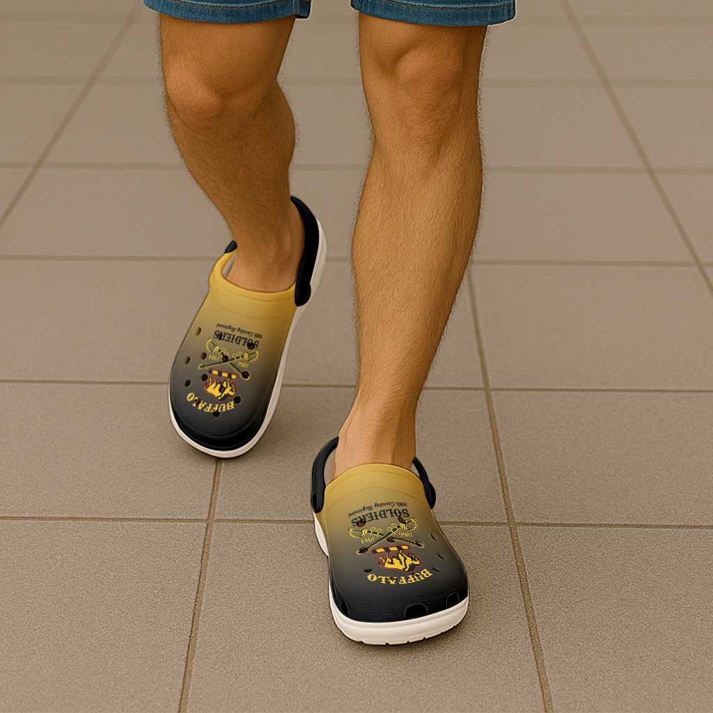 Buffalo Soldiers Clogs Shoes 10th Cavalry Regiment - Wonder Print Shop