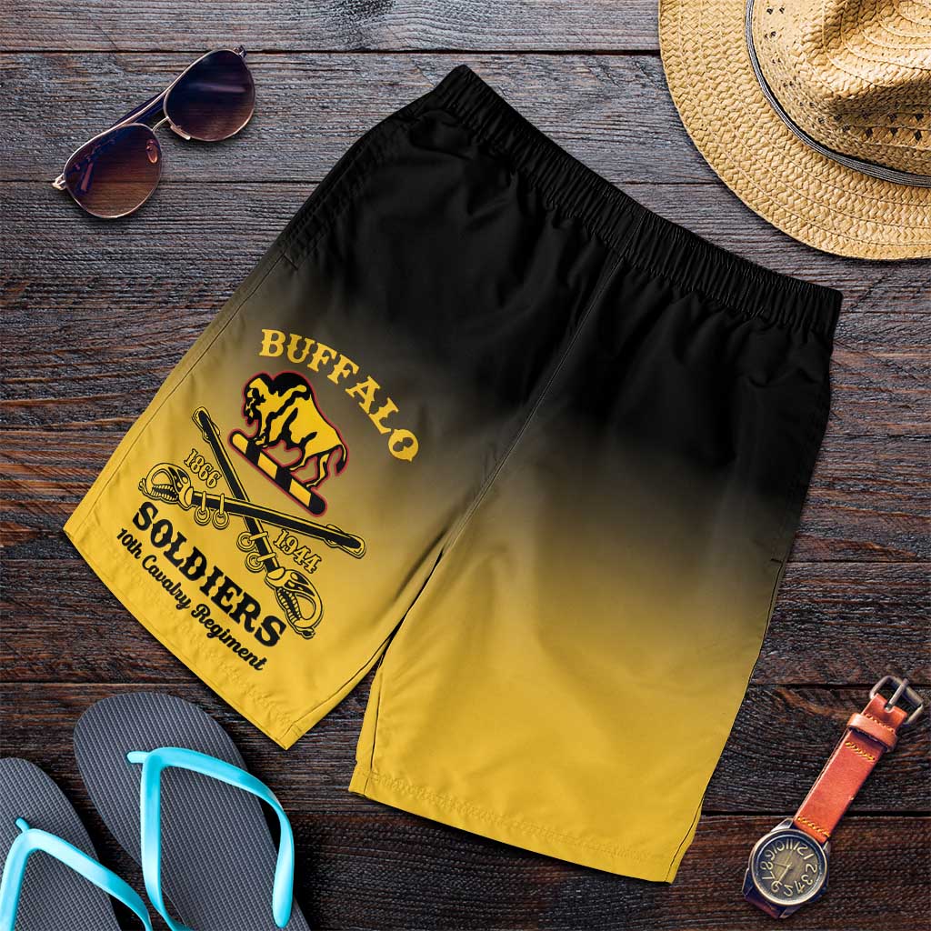Buffalo Soldiers Shorts for Men 10th Cavalry Regiment - Wonder Print Shop