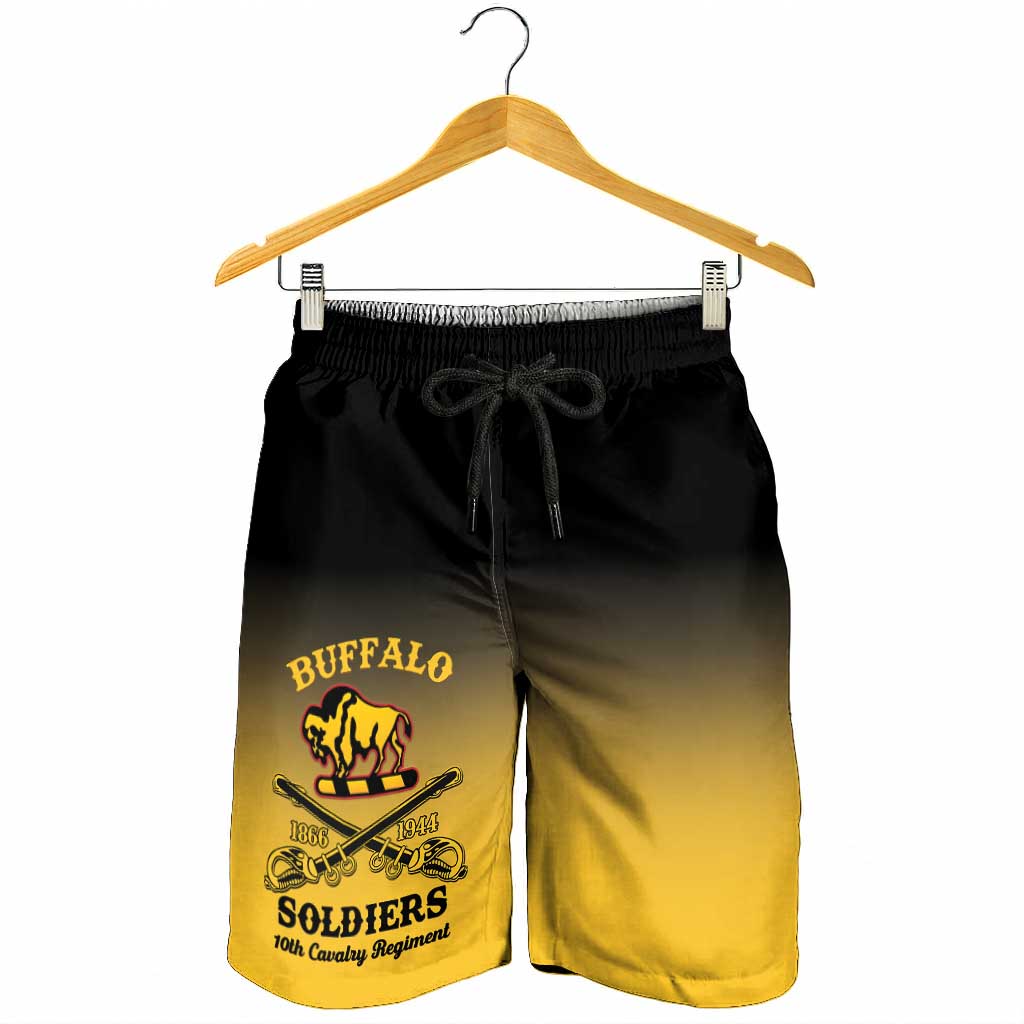 Buffalo Soldiers Shorts for Men 10th Cavalry Regiment - Wonder Print Shop