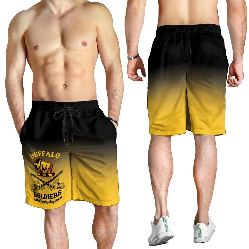 Buffalo Soldiers Shorts for Men 10th Cavalry Regiment - Wonder Print Shop