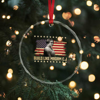 Build Like Madam CJ Walker Crystal Glass Ornament Black History Month Gift - Wonder Print Shop