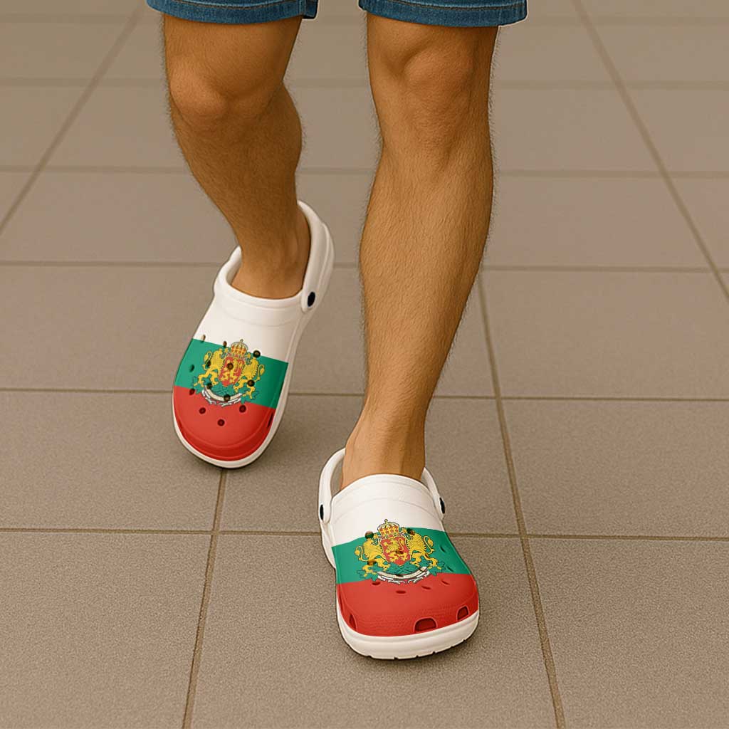 Bulgaria Clogs Shoes Flag Color Inspiration - Wonder Print Shop