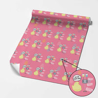 Bunny Nurse Wrapping Paper Roll Funny Peep Nursing Easter Nurse Gift
