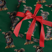 Bunny Puerto Rican Flag Wrapping Paper Roll Puerto Rican Taino Boricua Vibes