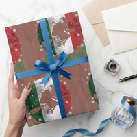 Buon Natale Italian Christmas Wrapping Paper Roll La Befana Italian Folklore Witch - Wonder Print Shop