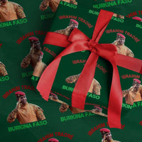 Burkina Faso Ibrahim Traoré Thomas Sankara Wrapping Paper Roll - Wonder Print Shop