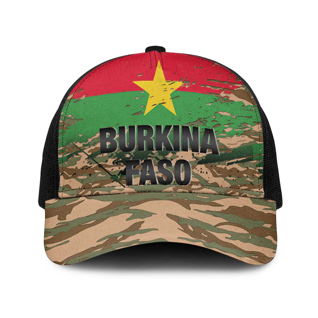 Burkina Faso Military Baseball Net Cap Bravo Caption Traore Viva Burkina Faso Nation - Wonder Print Shop
