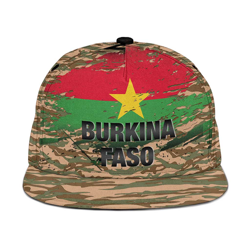 Burkina Faso Military Snapback Cap Bravo Caption Traore Viva Burkina Faso Nation - Wonder Print Shop