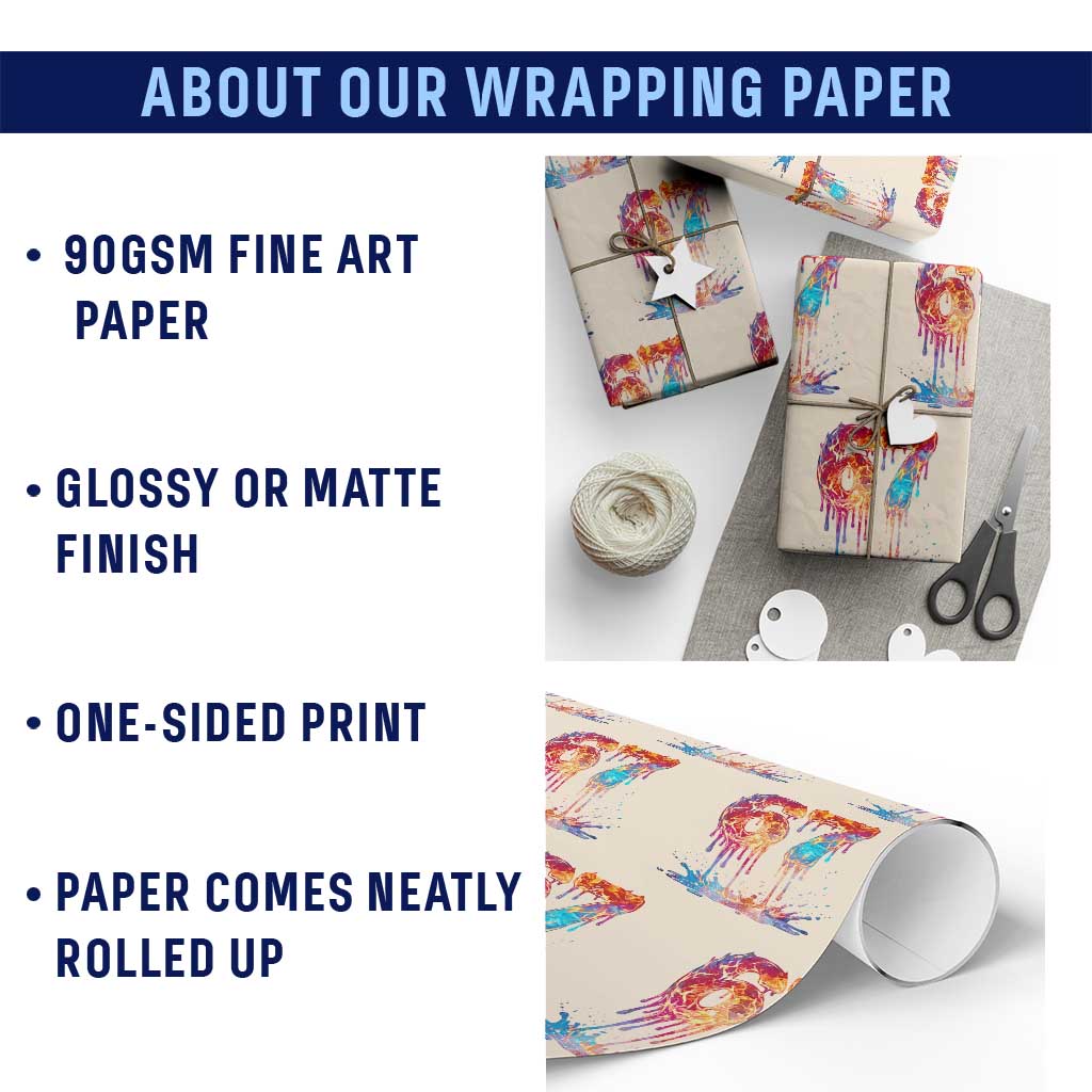 Burning Six Seven Wrapping Paper Roll Drip Fire Flame Meme