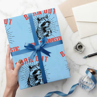 Burnt Out But Optimistic Wrapping Paper Roll Funny Raccoon Meme - Wonder Print Shop