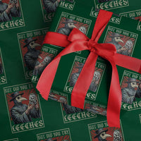 But Did You Try Leeches Plague Doctor Wrapping Paper Roll Funny Middle Age Medicines