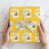 But Now I'm Found Wrapping Paper Roll Christian Faith Sheep