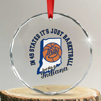 But This Is Indiana Basketball Crystal Glass Ornament Indy Hoops Pride Sport Lover