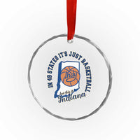 But This Is Indiana Basketball Crystal Glass Ornament Indy Hoops Pride Sport Lover