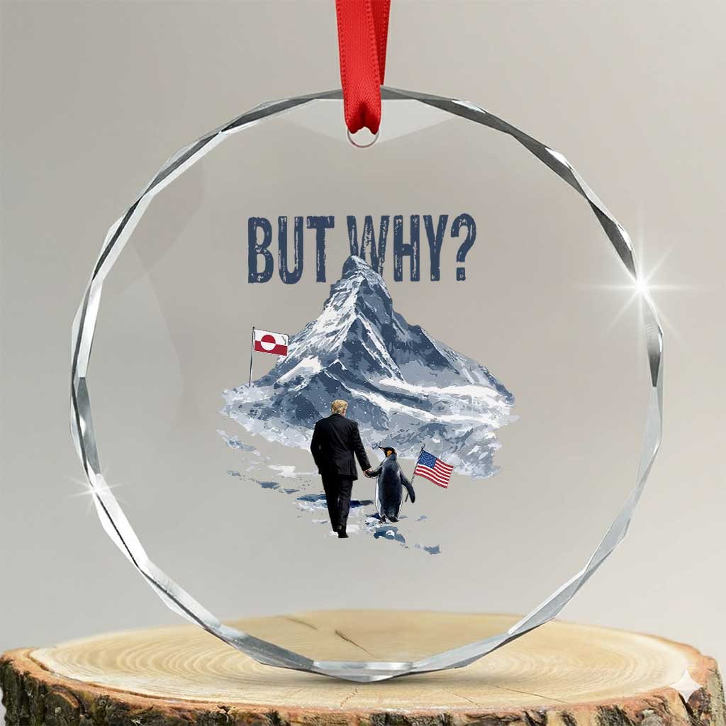 But Why Penguin Crystal Glass Ornament Head Towards The Mountains Penguin Meme