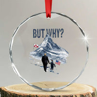 But Why Penguin Crystal Glass Ornament Head Towards The Mountains Penguin Meme
