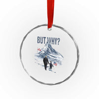 But Why Penguin Crystal Glass Ornament Head Towards The Mountains Penguin Meme