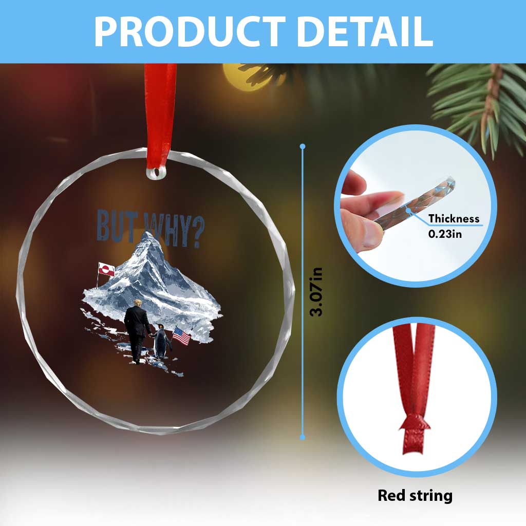 But Why Penguin Crystal Glass Ornament Head Towards The Mountains Penguin Meme
