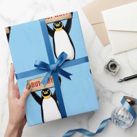 But Why Penguin Wrapping Paper Roll Funny Nihilist Penguin Hiking Meme