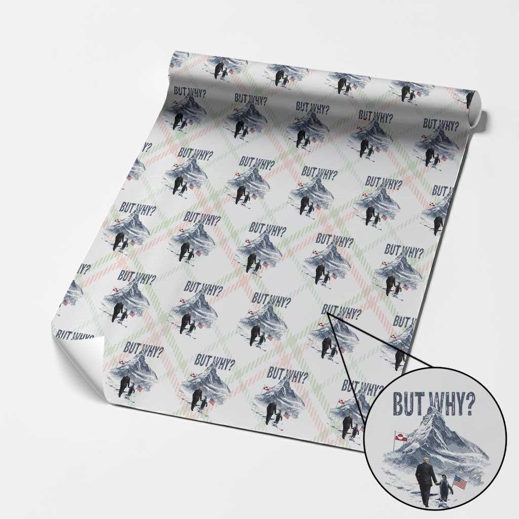 But Why Penguin Wrapping Paper Roll Head Towards The Mountains Penguin Meme