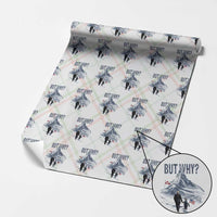 But Why Penguin Wrapping Paper Roll Head Towards The Mountains Penguin Meme