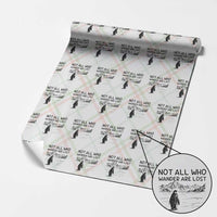 But Why Penguin Wrapping Paper Roll Not All Who Wander Are Lost
