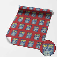 But Why Penguin Wrapping Paper Roll Starry Night Van Gogh Nihilist Penguin Hiking