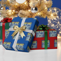 But Why Penguin Wrapping Paper Roll Starry Night Van Gogh Nihilist Penguin Hiking