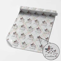Butterfly Of Freedom American Pride Wrapping Paper Roll