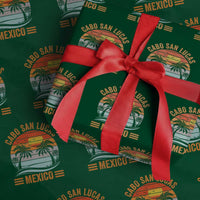 Cabo San Lucas Mexico Wrapping Paper Roll Beach Summer Vacation Family Trip Retro 70s - Wonder Print Shop